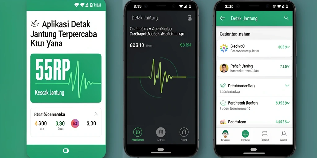 Tampilan utama aplikasi 55RP yang intuitif dan informatif.