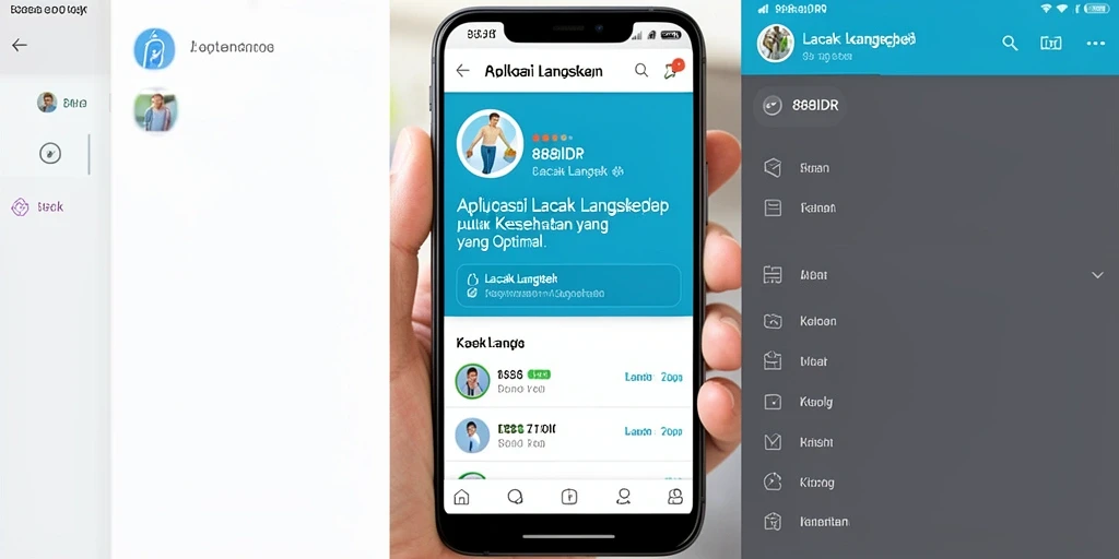 Tampilan antarmuka pengguna 888IDR yang menarik dan informatif.
