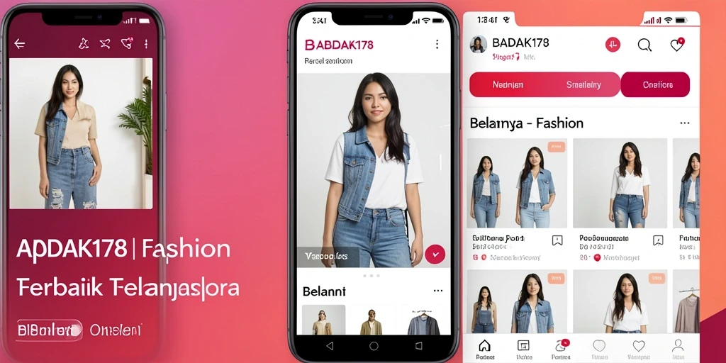 Tampilan antarmuka aplikasi BADAK178 yang menarik dan modern.