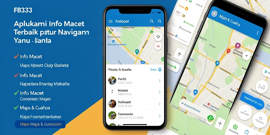 Tampilan antarmuka FB333 dengan fitur Info Macet yang jelas.