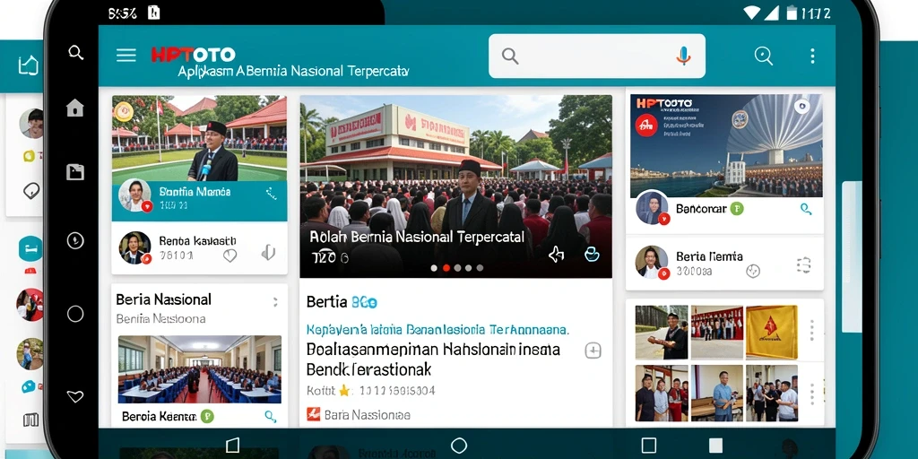 Tampilan antarmuka HPTOTO dengan berita nasional terbaru.