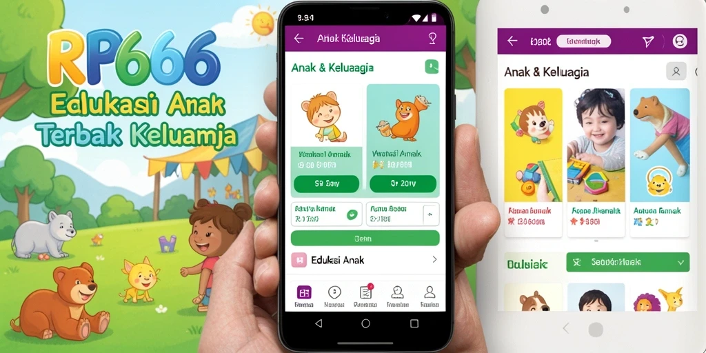 Antarmuka interaktif aplikasi Edukasi Anak RR666.