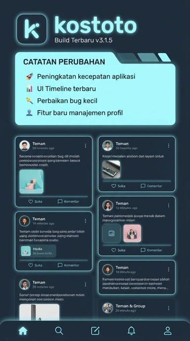 Riwayat Versi Aplikasi Kostoto untuk Android